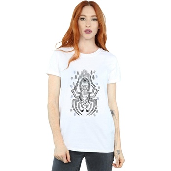 Abbigliamento Donna T-shirts a maniche lunghe Harry Potter Aragog Line Art Bianco