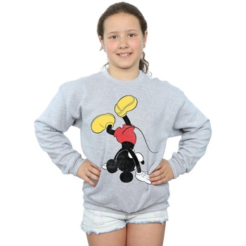 Abbigliamento Bambina Felpe Disney Mickey Mouse Upside Down Grigio