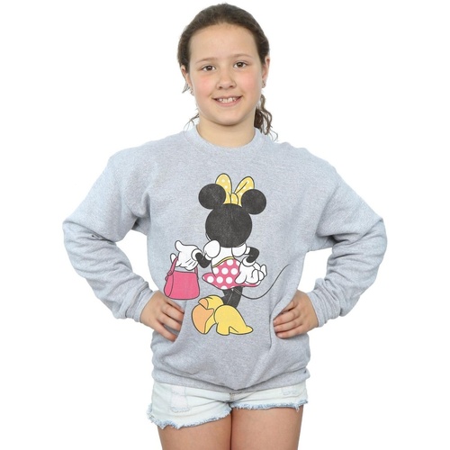 Abbigliamento Bambina Felpe Disney Minnie Mouse Back Pose Grigio
