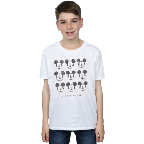 Abbigliamento Bambino T-shirt maniche corte Disney Mickey Mouse Wink And Smile Bianco