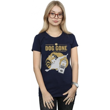 Abbigliamento Donna T-shirts a maniche lunghe Dessins Animés Foghorn Leghorn Dog Gone Blu