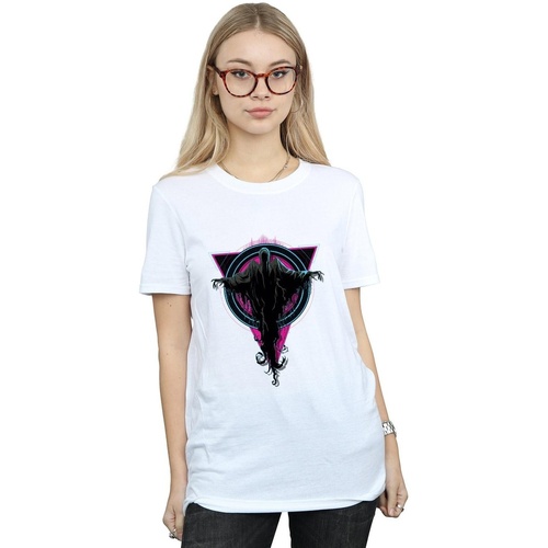 Abbigliamento Donna T-shirts a maniche lunghe Harry Potter Neon Dementors Bianco