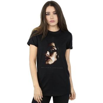 Abbigliamento Donna T-shirts a maniche lunghe Harry Potter Bellatrix Lestrange Portrait Nero