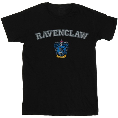 Abbigliamento Donna T-shirts a maniche lunghe Harry Potter Ravenclaw Crest Nero
