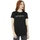 Abbigliamento Donna T-shirts a maniche lunghe Harry Potter Hufflepuff Logo Nero