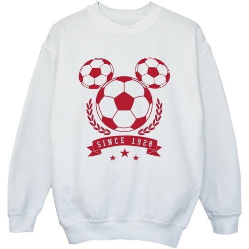 Abbigliamento Bambino Felpe Disney Mickey Football Head Bianco