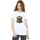 Abbigliamento Donna T-shirts a maniche lunghe Harry Potter Hufflepuff Chest Badge Bianco