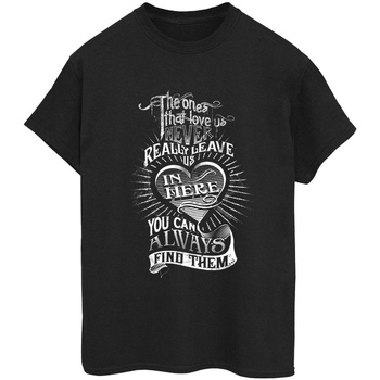 Abbigliamento Donna T-shirts a maniche lunghe Harry Potter The Ones That Love Us Nero