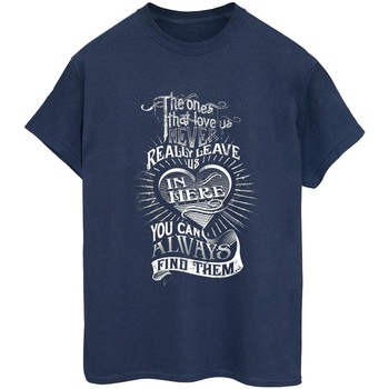 Abbigliamento Donna T-shirts a maniche lunghe Harry Potter The Ones That Love Us Blu
