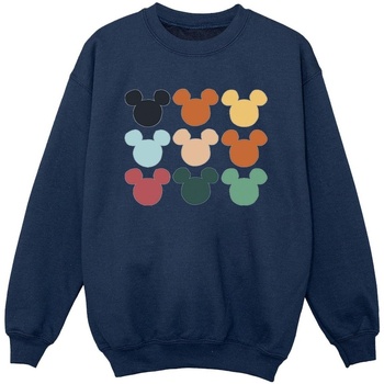 Abbigliamento Bambino Felpe Disney Mickey Mouse Heads Square Blu