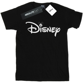 Abbigliamento Bambino T-shirt maniche corte Disney Mickey Mouse Head Logo Nero