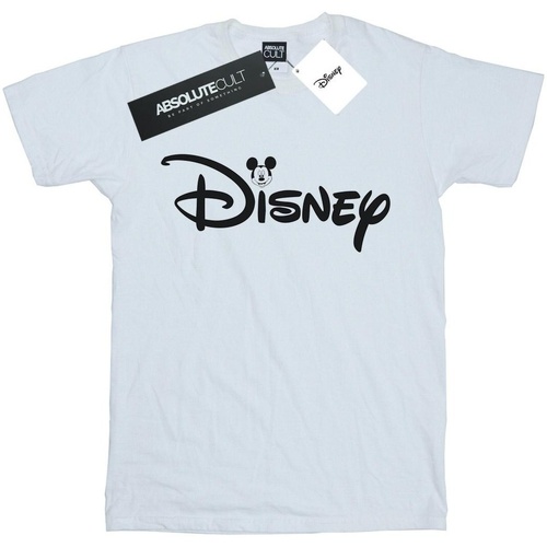 Abbigliamento Bambino T-shirt maniche corte Disney Mickey Mouse Head Logo Bianco