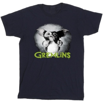 Abbigliamento Uomo T-shirts a maniche lunghe Gremlins Scared Green Blu