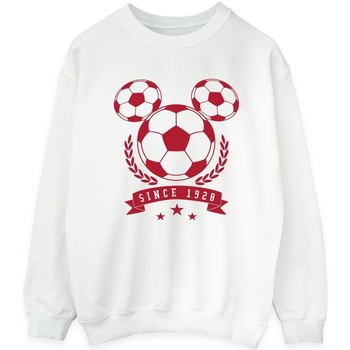 Abbigliamento Donna Felpe Disney Mickey Football Head Bianco
