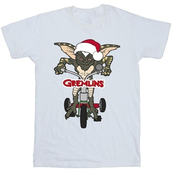 Abbigliamento Uomo T-shirts a maniche lunghe Gremlins Bike Logo Bianco