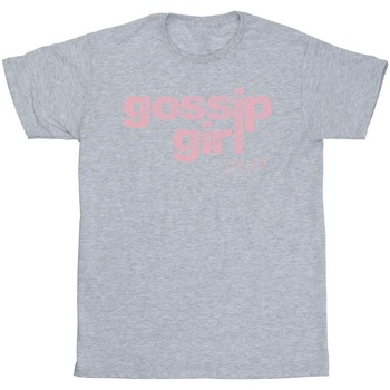 Abbigliamento Uomo T-shirts a maniche lunghe Gossip Girl Swirl Logo Grigio