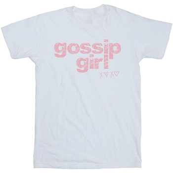Abbigliamento Uomo T-shirts a maniche lunghe Gossip Girl Swirl Logo Bianco
