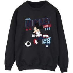 Abbigliamento Donna Felpe Disney Mickey Mouse Team Mickey Football Nero