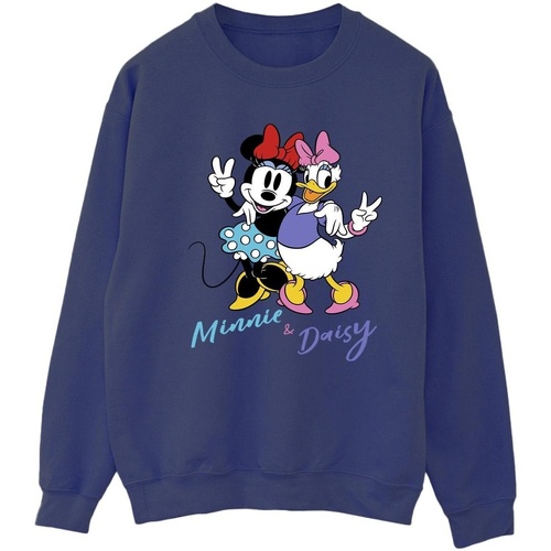 Abbigliamento Donna Felpe Disney Minnie Mouse And Daisy Blu