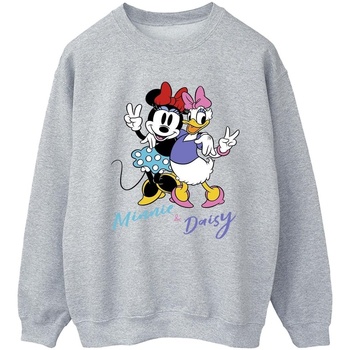 Abbigliamento Donna Felpe Disney Minnie Mouse And Daisy Grigio