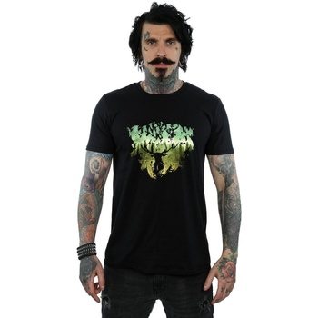 Abbigliamento Uomo T-shirts a maniche lunghe Harry Potter Magical Forest Nero