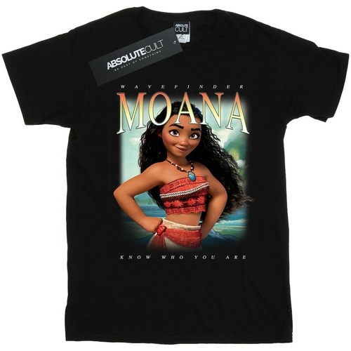 Abbigliamento Bambino T-shirt maniche corte Disney Moana Montage Nero