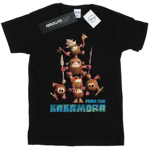 Abbigliamento Bambino T-shirt maniche corte Disney Moana Fear The Kakamora Nero
