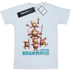 Abbigliamento Bambino T-shirt maniche corte Disney Moana Fear The Kakamora Bianco
