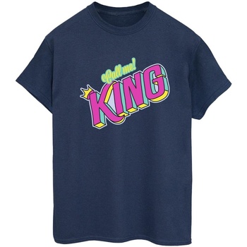 Abbigliamento Donna T-shirts a maniche lunghe Disney The Lion King Classic King Blu