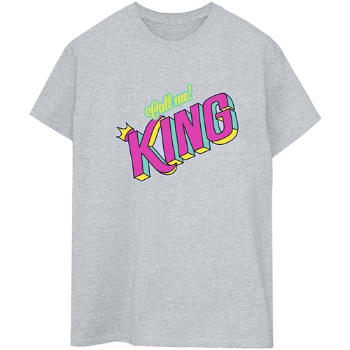 Abbigliamento Donna T-shirts a maniche lunghe Disney The Lion King Classic King Grigio