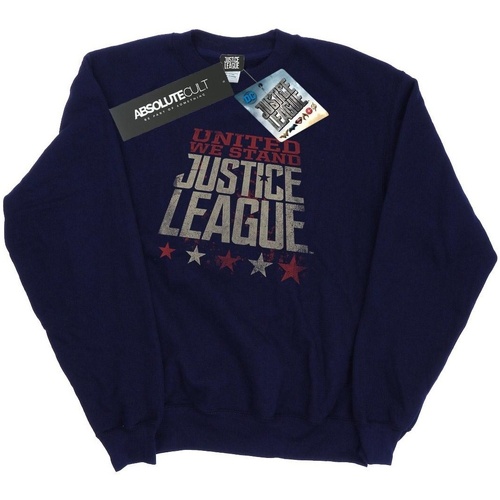 Abbigliamento Uomo Felpe Dc Comics Justice League Movie United We Stand Blu