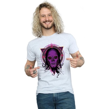 Abbigliamento Uomo T-shirts a maniche lunghe Harry Potter Neon Death Eater Grigio