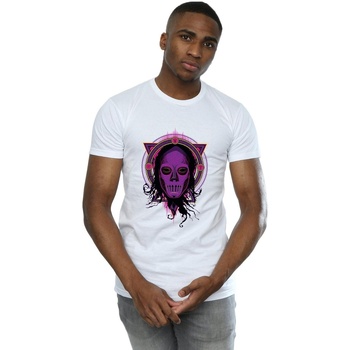 Abbigliamento Uomo T-shirts a maniche lunghe Harry Potter Neon Death Eater Bianco