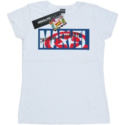 Abbigliamento Donna T-shirts a maniche lunghe Marvel Sentinel Of Liberty Logo Bianco