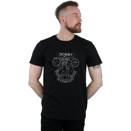 Abbigliamento Uomo T-shirts a maniche lunghe Harry Potter Dobby Seal Nero
