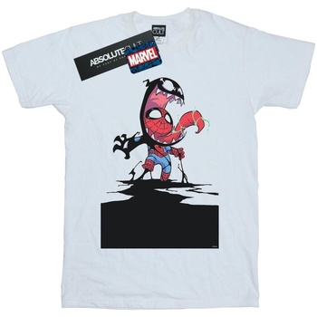 Abbigliamento Bambino T-shirt maniche corte Marvel Spider-Man Venom Cartoon Bianco