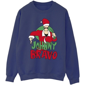 Abbigliamento Uomo Felpe Johnny Bravo Johnny Christmas Blu