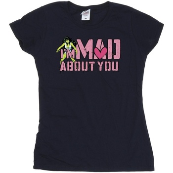 Abbigliamento Donna T-shirts a maniche lunghe Marvel She-Hulk Mad About You Blu