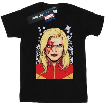 Abbigliamento Bambino T-shirt maniche corte Marvel Captain  Glam Nero