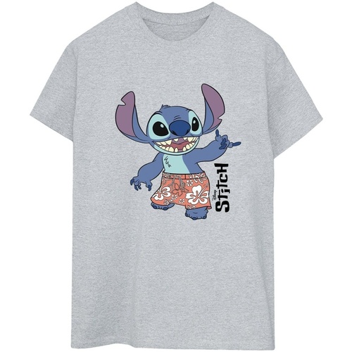 Abbigliamento Donna T-shirt maniche corte Disney Lilo & Stitch Bermuda Shorts Grigio