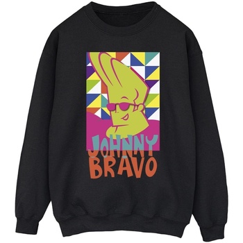 Abbigliamento Uomo Felpe Johnny Bravo Multi Triangles Pop Art Nero
