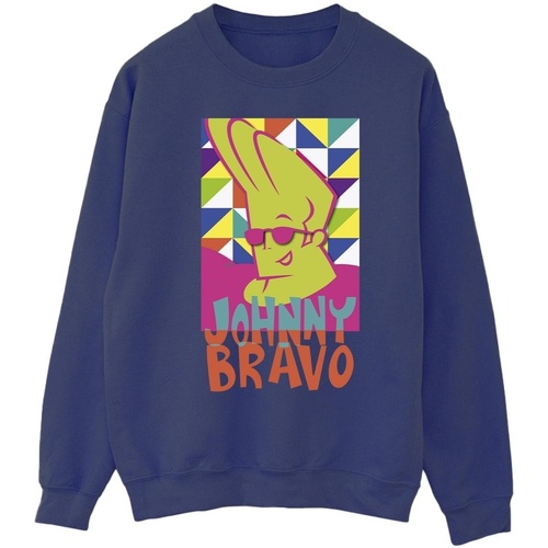 Abbigliamento Uomo Felpe Johnny Bravo Multi Triangles Pop Art Blu