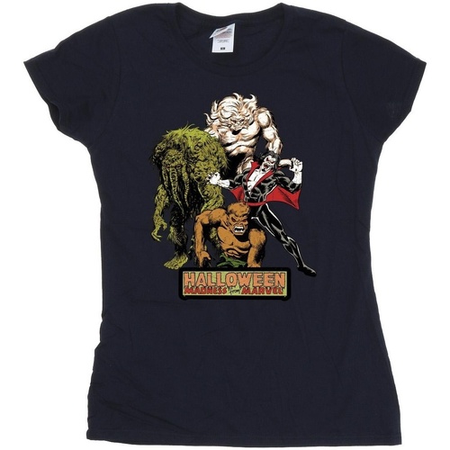 Abbigliamento Donna T-shirts a maniche lunghe Marvel Halloween Monsters Blu