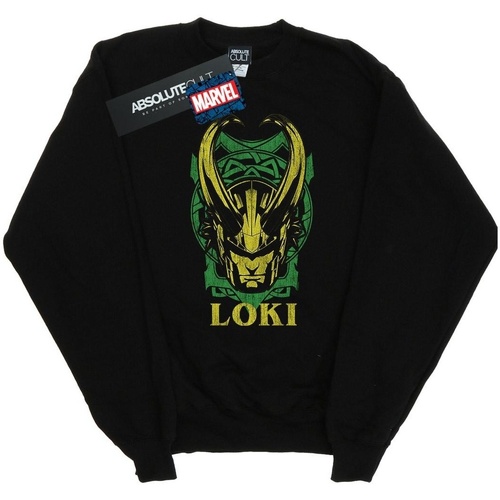 Abbigliamento Bambina Felpe Marvel Loki Badge Nero