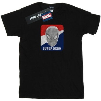 Abbigliamento Bambino T-shirt maniche corte Marvel Spider-Man Superhero Sports Nero