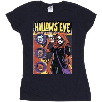 Abbigliamento Donna T-shirts a maniche lunghe Marvel Hallows Eve Comic Cover Blu