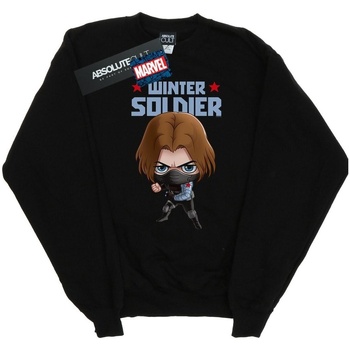 Abbigliamento Bambina Felpe Marvel Winter Soldier Bucky Toon Nero