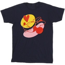 Abbigliamento Bambina T-shirts a maniche lunghe Disney Minnie Mouse Tongue Heart Blu