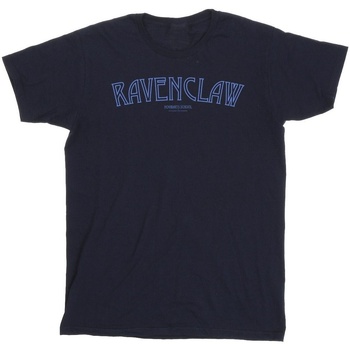 Abbigliamento Uomo T-shirts a maniche lunghe Harry Potter Ravenclaw Logo Blu