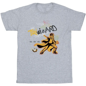 Abbigliamento Uomo T-shirts a maniche lunghe Harry Potter Triwizard Poster Grigio